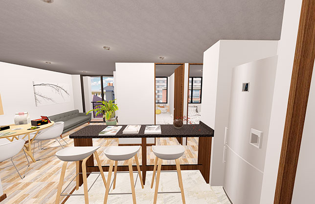 Cocina tipo americana